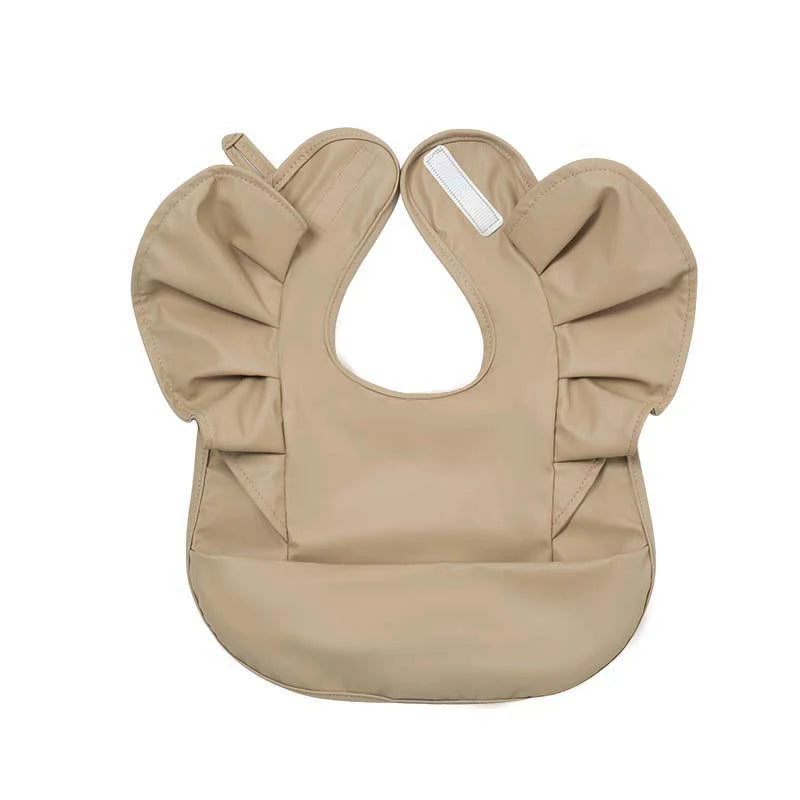 Waterproof Angel Wings Baby Feeding Bib with Food Pocket