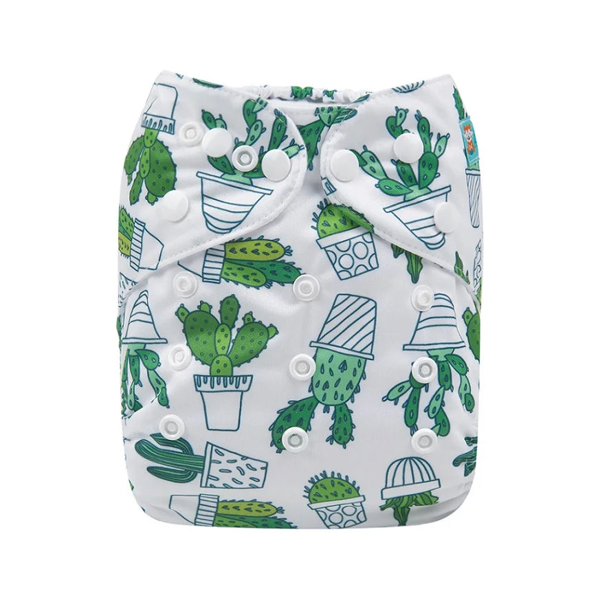 ALVABABY Adjustable Reusable Cloth Diaper