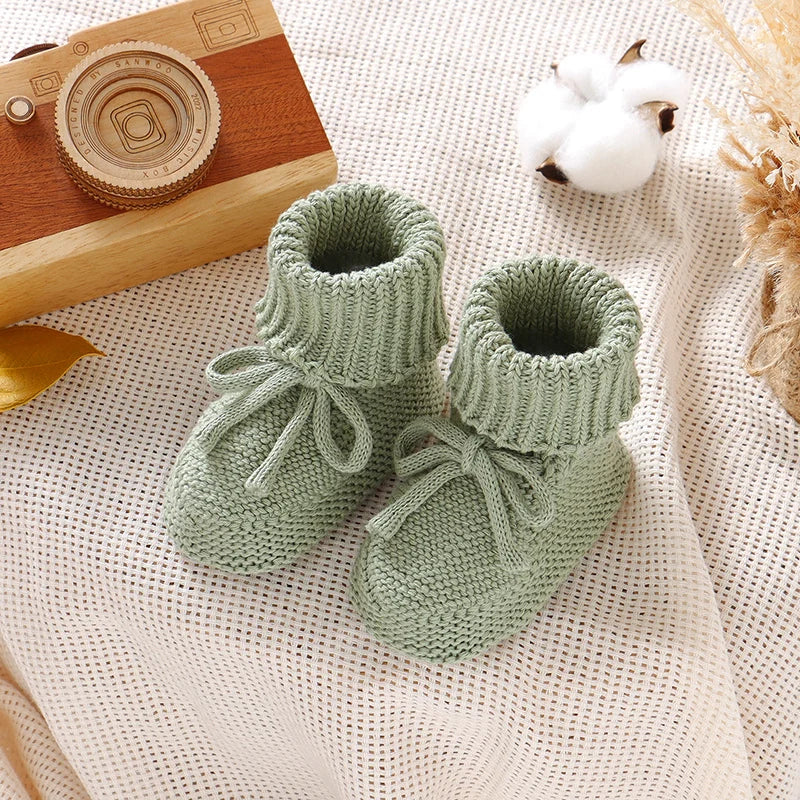 Soft Knit Baby First Walker Booties