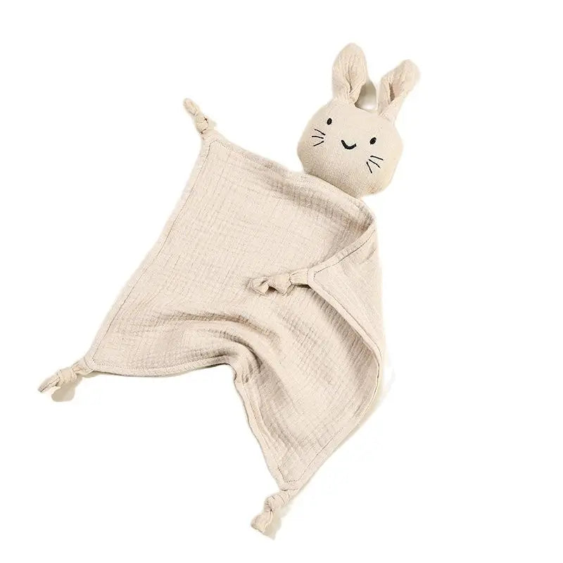 Baby Cartoon Rabbit Cotton Muslin Comforter