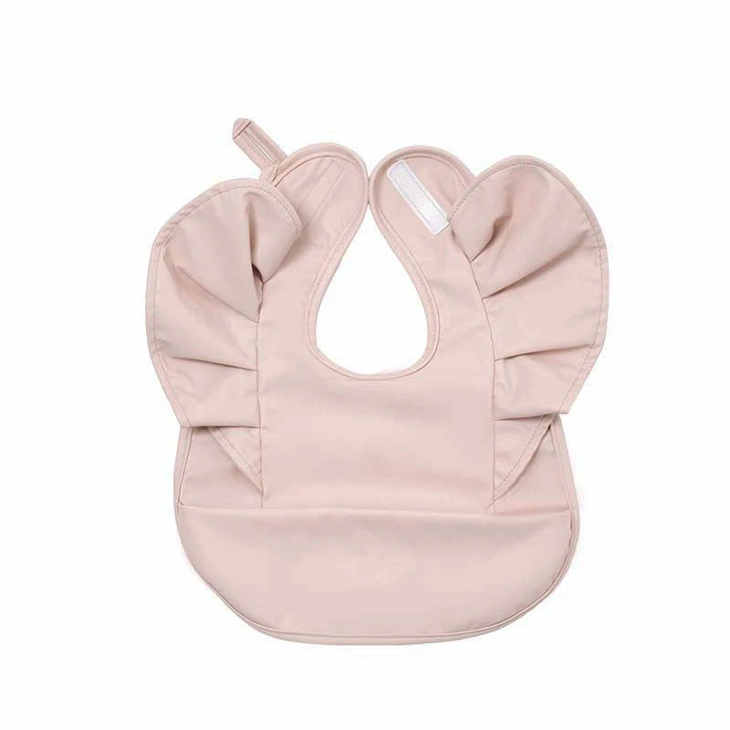 Waterproof Angel Wings Baby Feeding Bib with Food Pocket