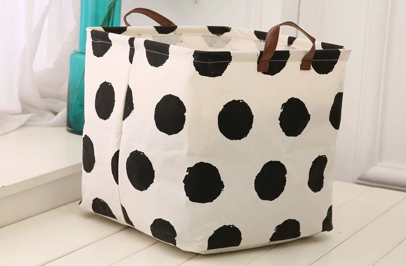 Nordic Foldable Fabric Storage Basket