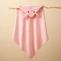 Hooded Baby Bath Towel & Coral Fleece Blanket