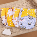 HappyFlute 4-Piece Eco-Friendly Reusable Pocket Cloth Diaper Set