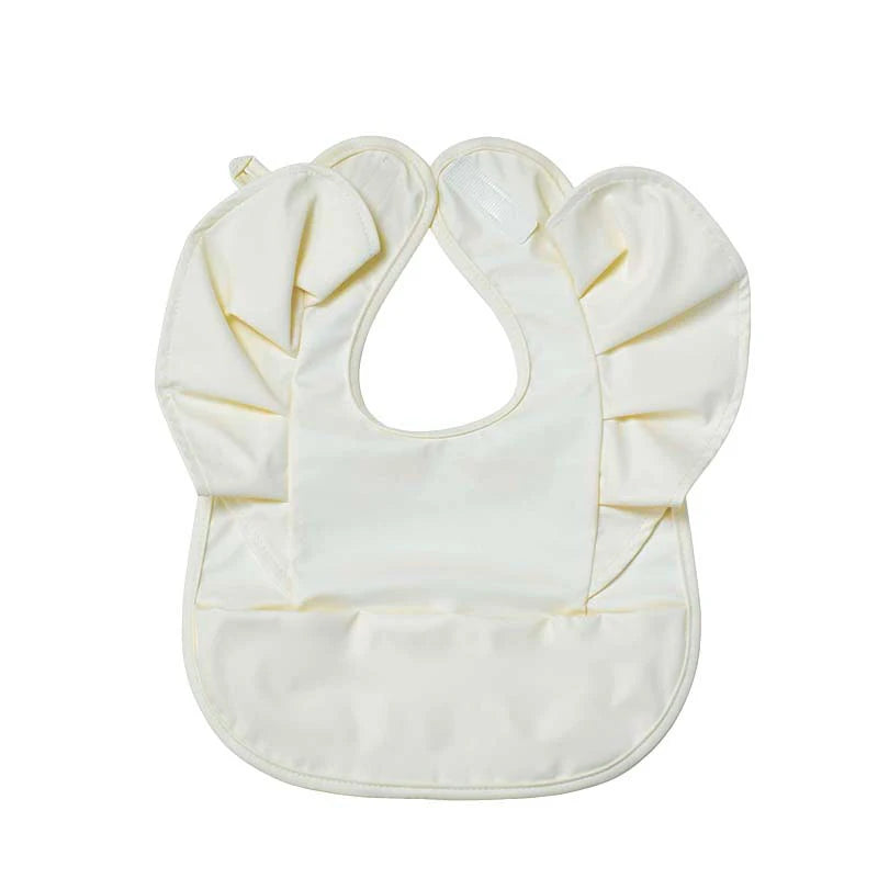 Waterproof Angel Wings Baby Feeding Bib with Food Pocket