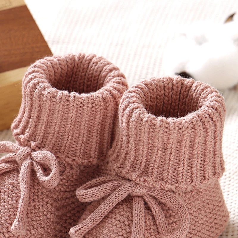Soft Knit Baby First Walker Booties