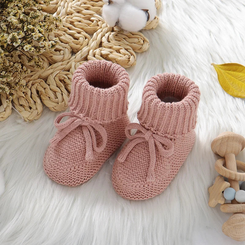 Soft Knit Baby First Walker Booties