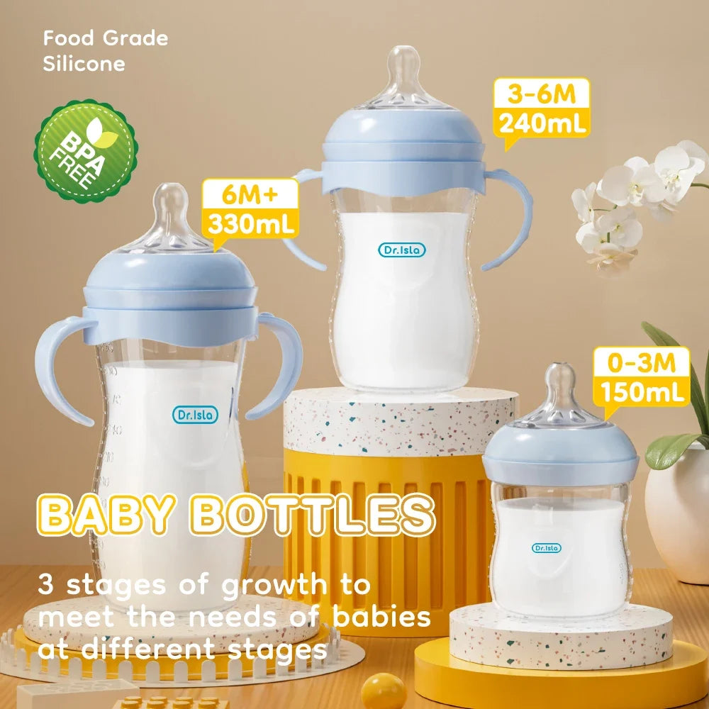 BubbaFlow™ 360° Anti-Colic Baby Bottle | BPA-Free, Leak-Resistant & Easy-Clean