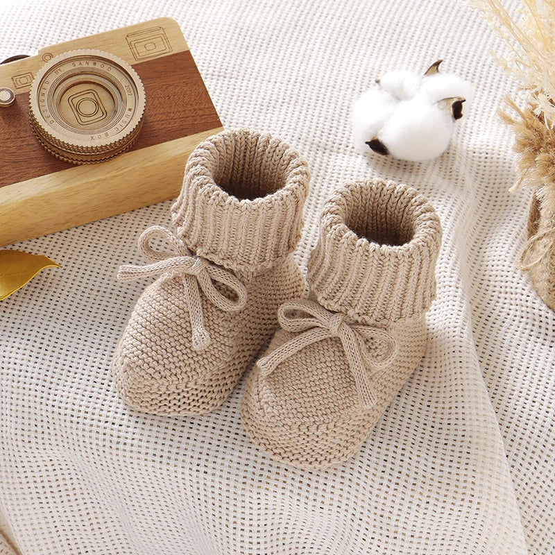 Soft Knit Baby First Walker Booties