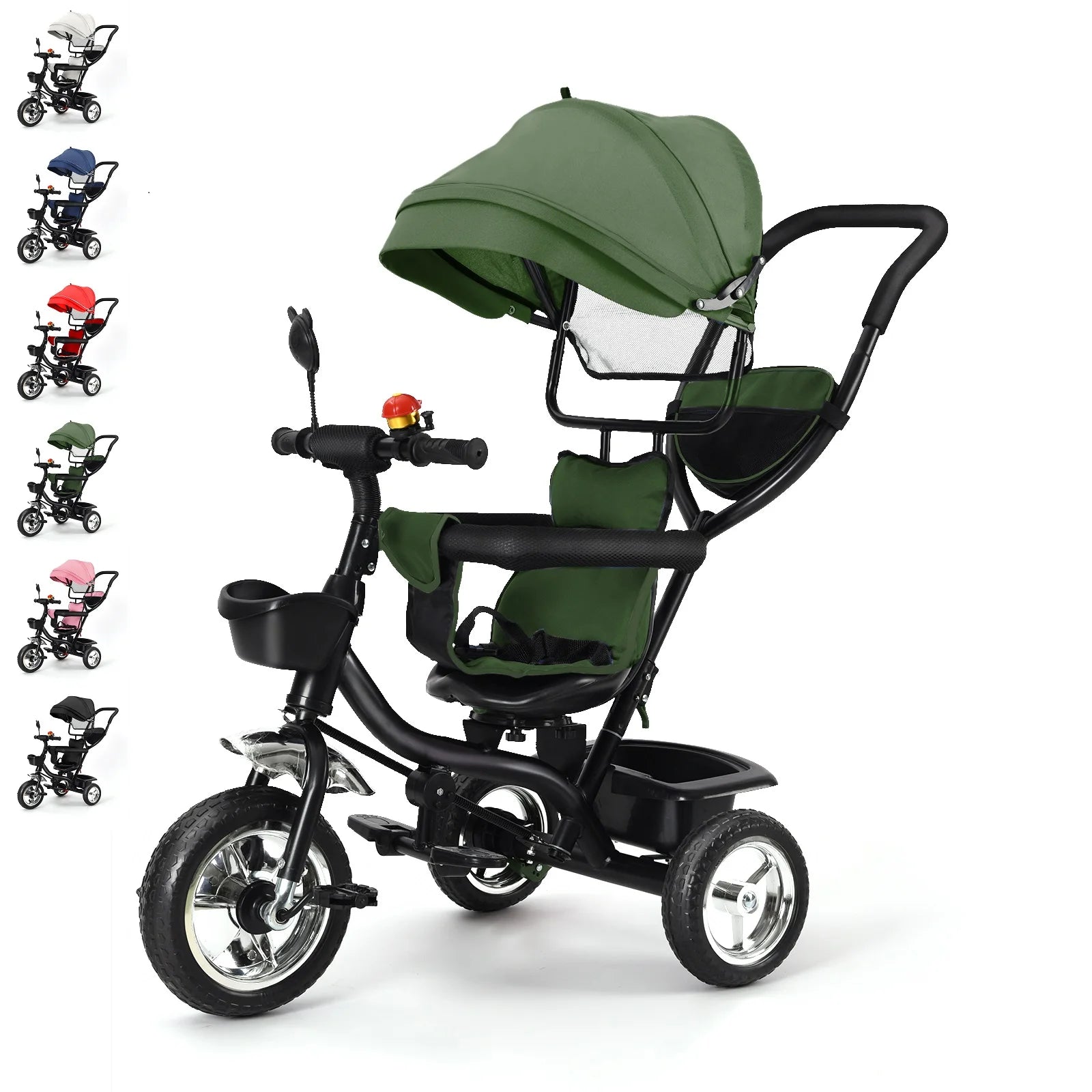 Grow-With-Me Reversible Baby Tricycle