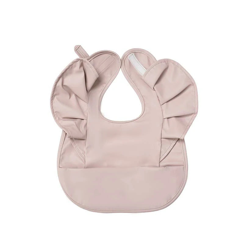 Waterproof Angel Wings Baby Feeding Bib with Food Pocket
