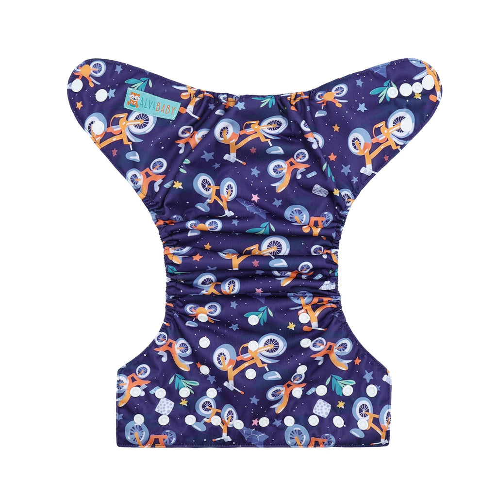 ALVABABY One-Size Reusable Cloth Diaper