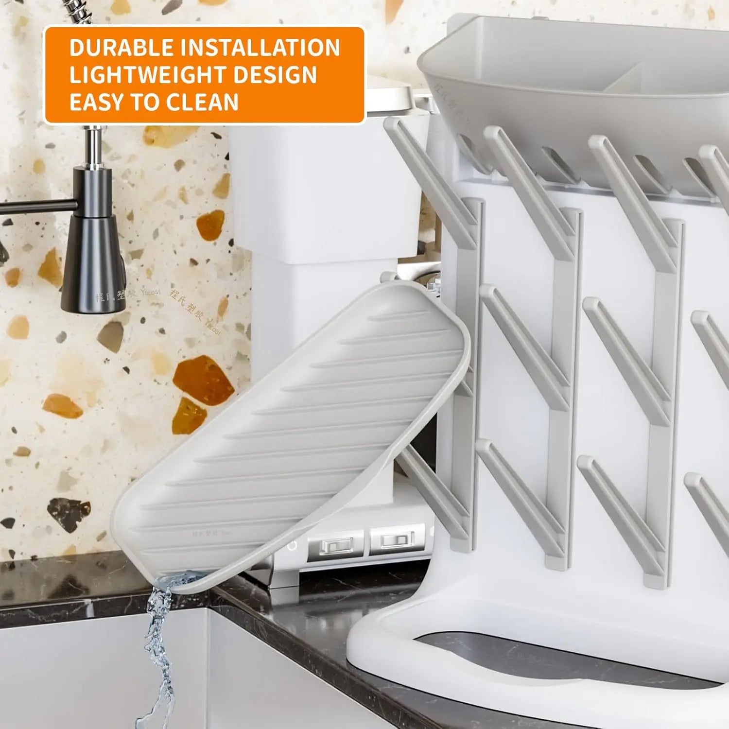 Space-Saving Vertical Baby Bottle Drying Rack