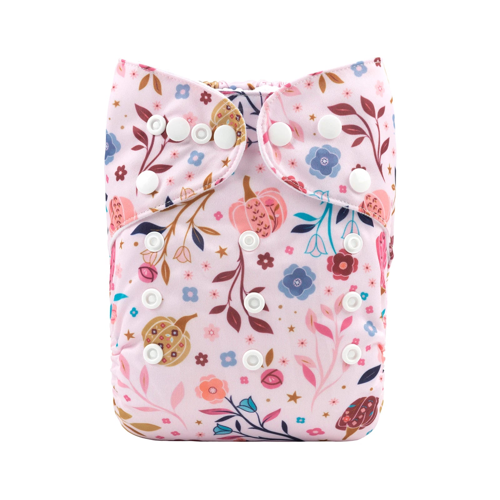 ALVABABY Reusable Adjustable Baby Cloth Diaper with Microfiber Insert