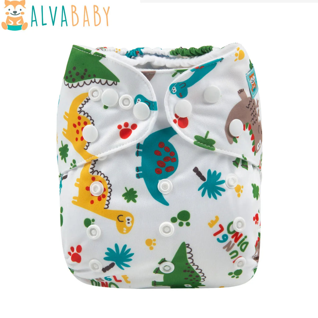 ALVABABY Adjustable Reusable Baby Cloth Diaper Shell