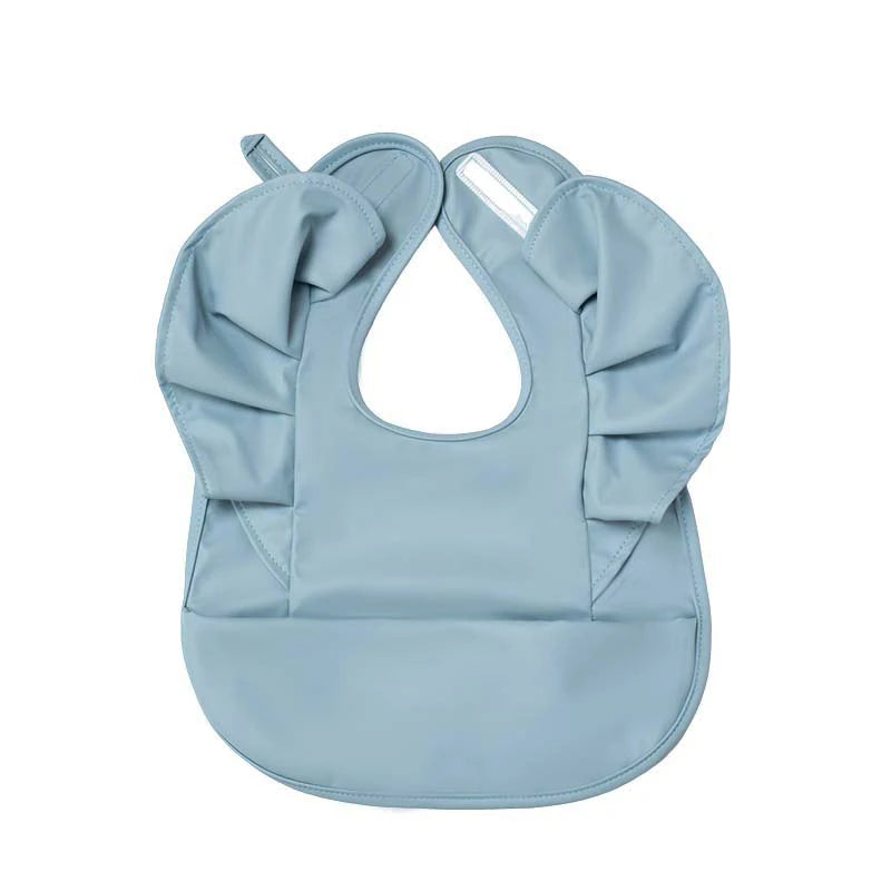 Waterproof Angel Wings Baby Feeding Bib with Food Pocket
