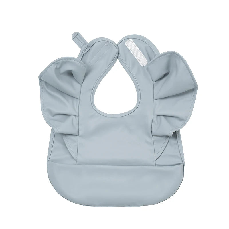 Waterproof Angel Wings Baby Feeding Bib with Food Pocket