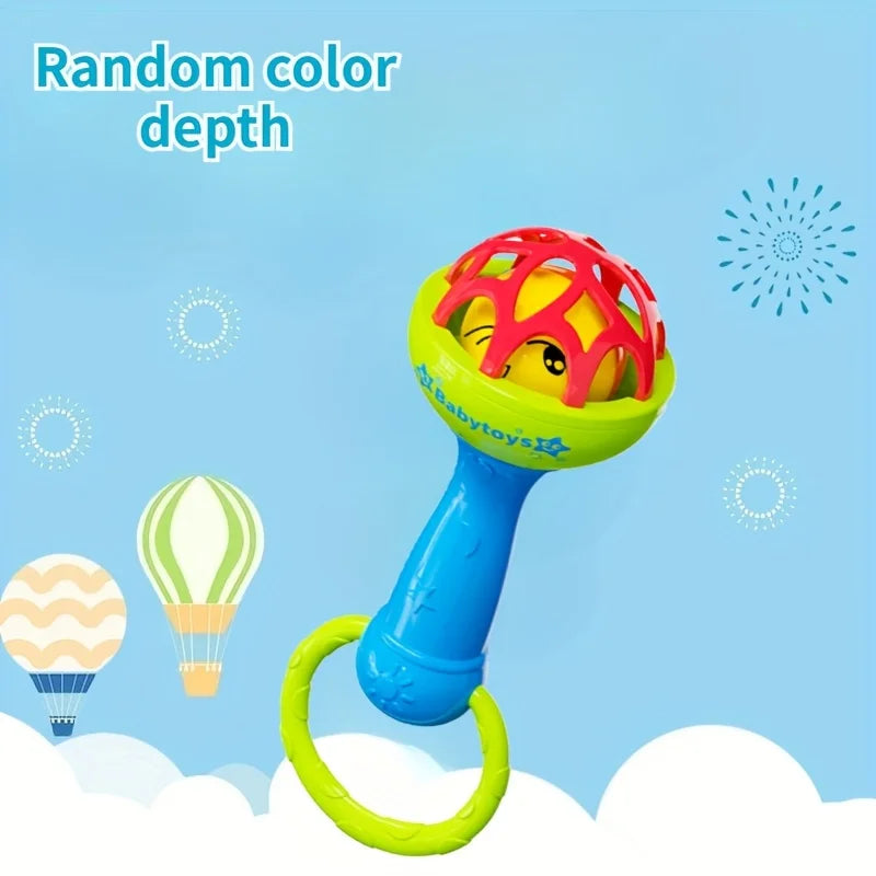Baby Vibrating Bell Toy with Ringing Sound - Fine Motor Skills Grip Trainer, , Safe for Babies 0-3 Years Old, Baby Grip Training