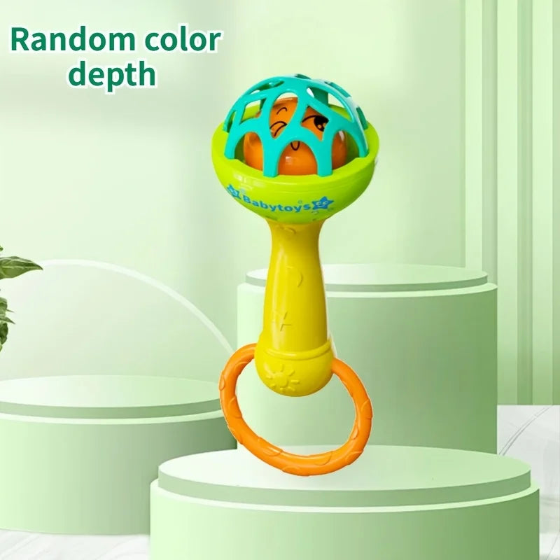 Baby Vibrating Bell Toy with Ringing Sound - Fine Motor Skills Grip Trainer, , Safe for Babies 0-3 Years Old, Baby Grip Training