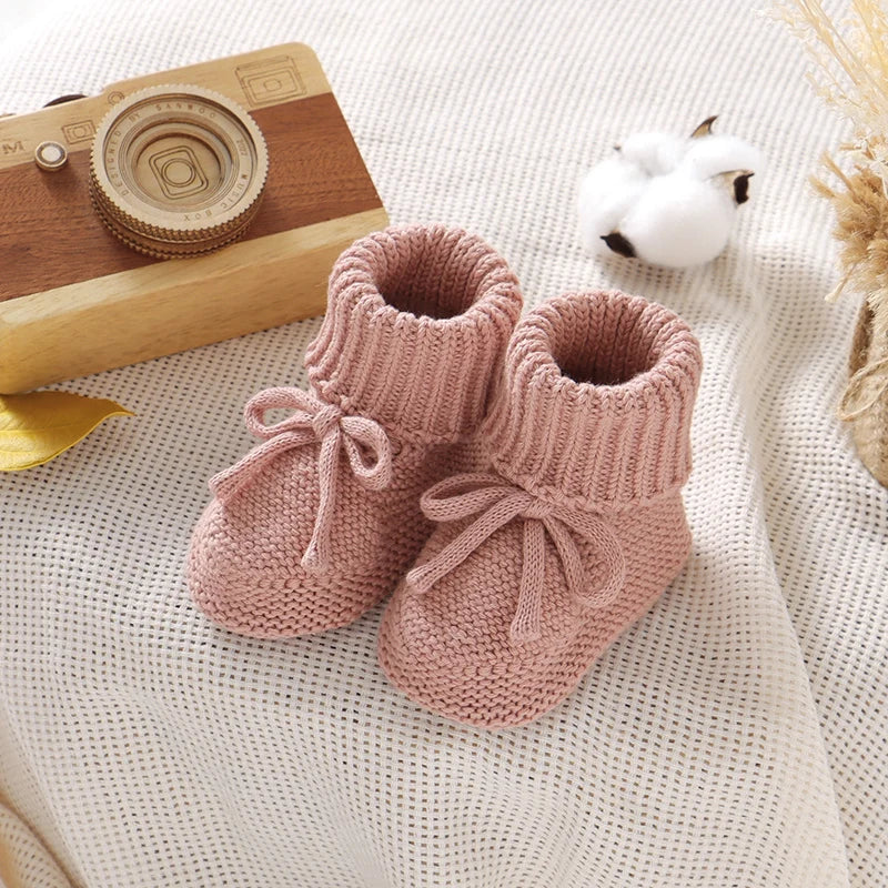 Soft Knit Baby First Walker Booties