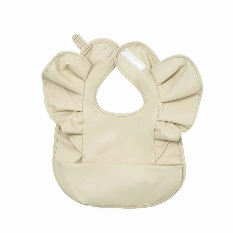 Waterproof Angel Wings Baby Feeding Bib with Food Pocket